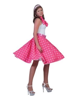 FUNNY FASHION Polka Dot Skirt (Adult)