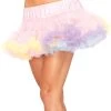 LEG AVENUE Rainbow Edge Pettiskirt -Cosplay Clothing Store CSLA1838A MAIN