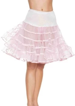 LEG AVENUE Knee Length Petticoat 9 LEG AVENUE Knee Length Petticoat -Cosplay Clothing Store CSLA3043A LTPNK