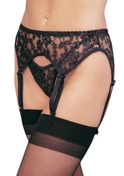 LEG AVENUE Lace Garter Belt