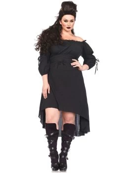 LEG AVENUE Peasant Dress (Plus)