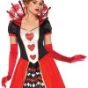 LEG AVENUE Deluxe Queen Of Hearts (Adult) -Cosplay Clothing Store CWLA5593W MAIN