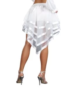 Dreamgirl Hi-Lo Ruffled Petticoat