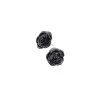 Black Rose Earring Studs 1 Black Rose Earring Studs -Cosplay Clothing Store E339