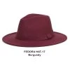 Permafelt Fedora (Burgundy) -Cosplay Clothing Store F56F3E00 DDB9 4A3E B47D 4042ED35964A
