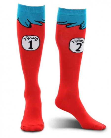 Thing 1/2 Socks (Adult) 3 Thing 1/2 Socks (Adult)