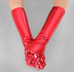 Metallic Gloves (Adult) -Cosplay Clothing Store GLSS2234Y S1 RD