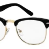Retro Glasses 2 Retro Glasses -Cosplay Clothing Store HGPR7026C BK