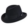 Fedora Ultra Felt - Black 1 Fedora Ultra Felt - Black -Cosplay Clothing Store HHDP545MF