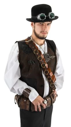 Bowler Hat Black -Cosplay Clothing Store HHEL29031 model 1