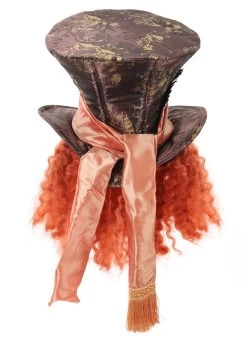 Mad Hatter Hat With Hair 9 Mad Hatter Hat With Hair -Cosplay Clothing Store HHEL29160 back