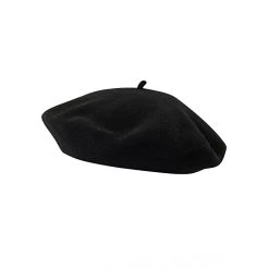 Wool Beret - Black