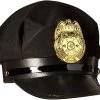 Police Hat (Black) -Cosplay Clothing Store HHJH1819B