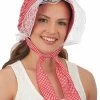 Cotton Gingham Bonnet -Cosplay Clothing Store HHJH18290