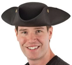 Tricorn Hat - Snap Sides
