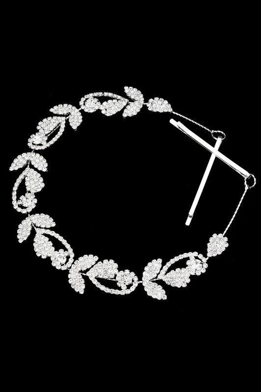 Rhinestone Wrap Flower Headpiece 7 Rhinestone Wrap Flower Headpiece - Image 5