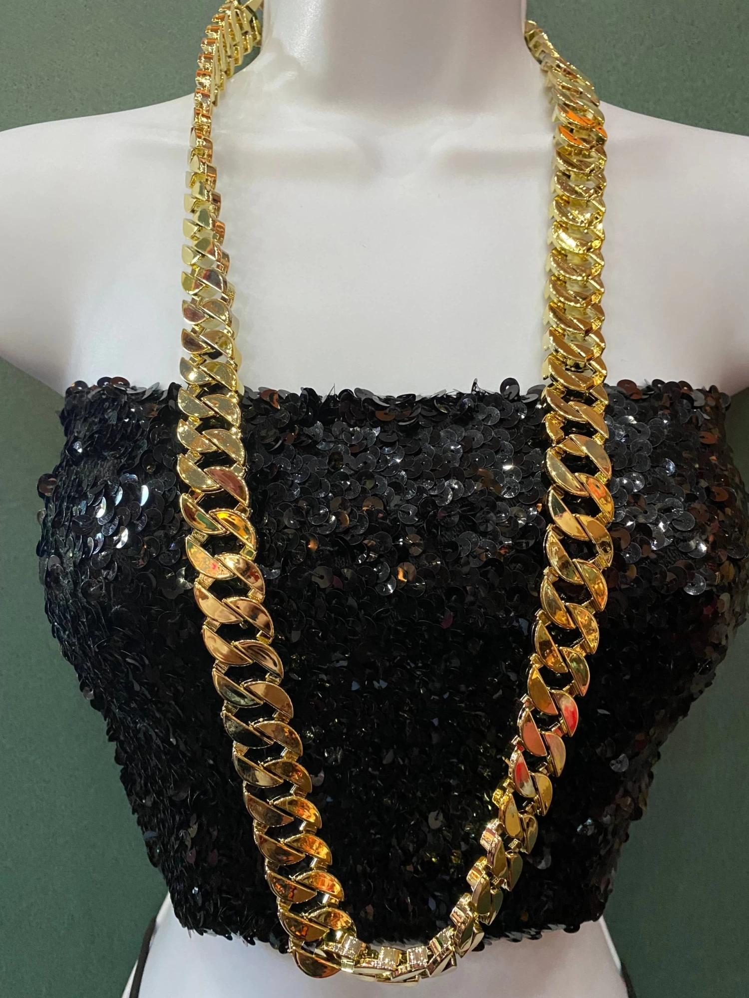 Gold Chain Necklace 5 Gold Chain Necklace - Image 3