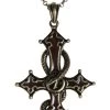 Celtic Cross Snake Necklace -Cosplay Clothing Store LC444