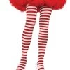 LEG AVENUE Thin-Striped Tights (Plus) -Cosplay Clothing Store LCLA7100Q S1 RW