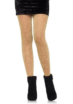 LEG AVENUE Lurex Shimmer Tights -Cosplay Clothing Store LCLA7130Y S1 GD