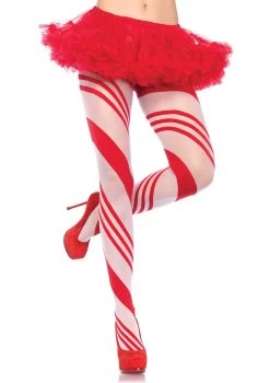 LEG AVENUE Candy Striped Tights