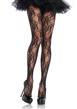 LEG AVENUE Floral Lace Tights