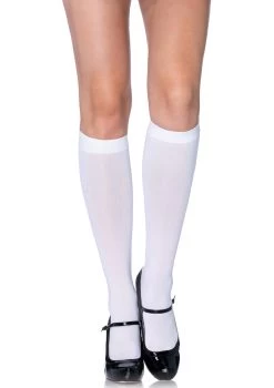 LEG AVENUE Nylon Opaque Knee Highs