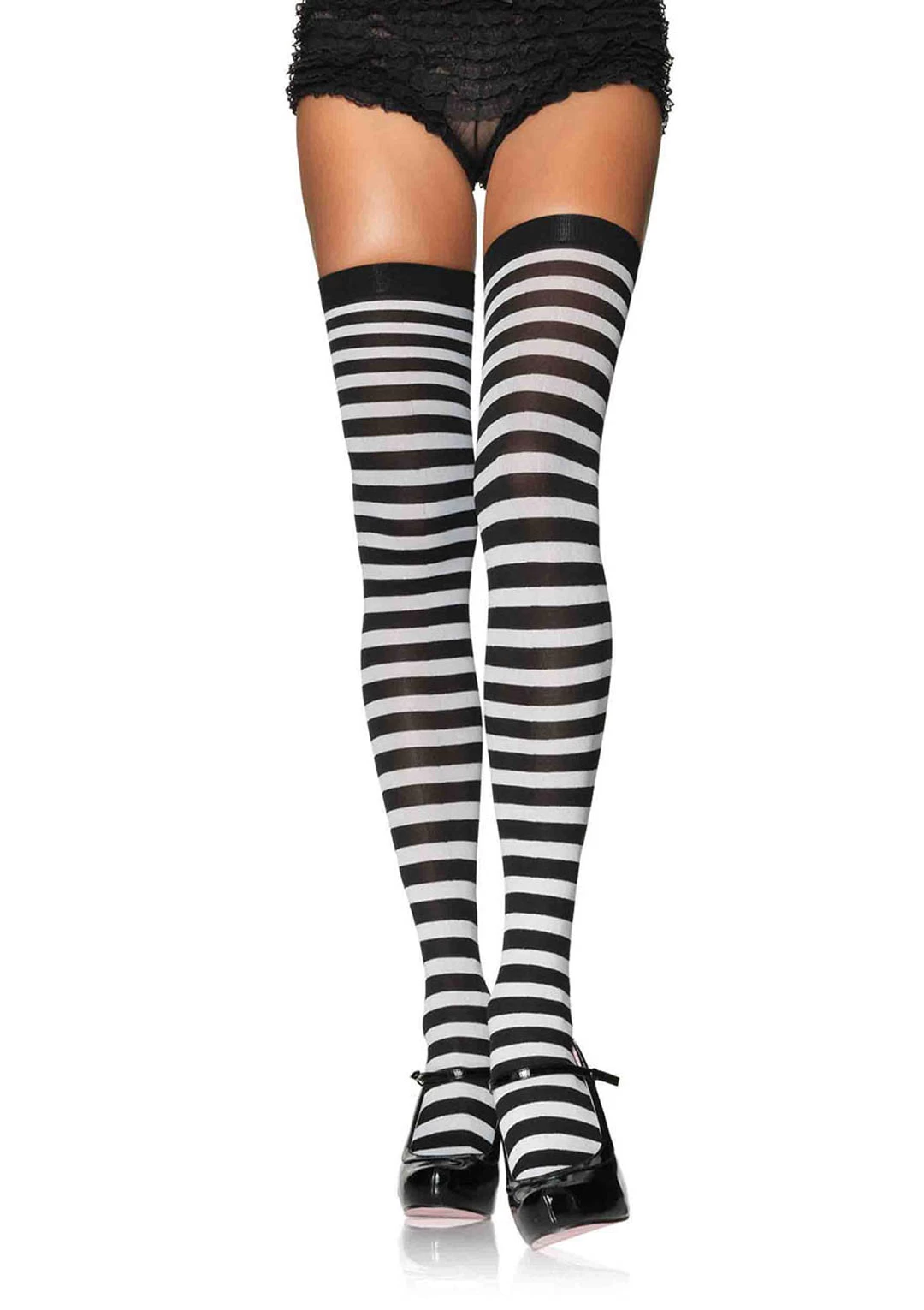 LEG AVENUE Striped Stockings 4 LEG AVENUE Striped Stockings - Image 2