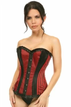 Red Burlesque Overbust Corset
