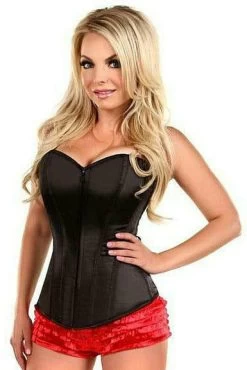 Lavish Black Satin Corset