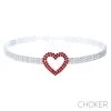 Rhinestone Heart Choker 1 Rhinestone Heart Choker -Cosplay Clothing Store N6936VLSIS