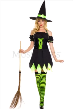 MUSIC LEGS Holly Dark Witch (Adult)