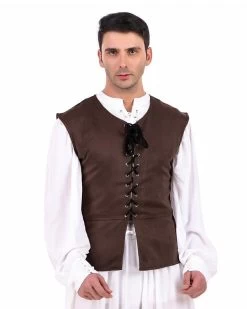 Medieval Faux Suede Vest (Plus) -Cosplay Clothing Store Screenshot2023 02 09140531