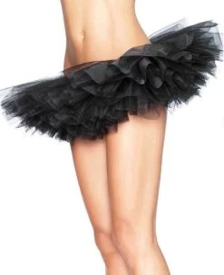 LEG AVENUE Organza Costume Tutu -Cosplay Clothing Store TutuBlack