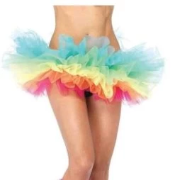 LEG AVENUE Rainbow Organza Tutu