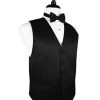 Deluxe Tuxedo Vest (Adult) -Cosplay Clothing Store TuxParkSatinVestBlack