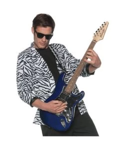 80's Zebra Jacket (Adult) -Cosplay Clothing Store Zebrajacketwhite