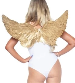 LEG AVENUE Golden Feather Wings -Cosplay Clothing Store image 0927ebba 9b03 4f79 a3c3 4867935be1c2