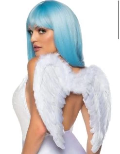 LEG AVENUE Marabou Edge Feather Wings (White)