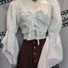 Crop Swashbuckler Blouse (Adult) -Cosplay Clothing Store image 4818fa2b 2d2e 4cc1 b449 98f814c40517