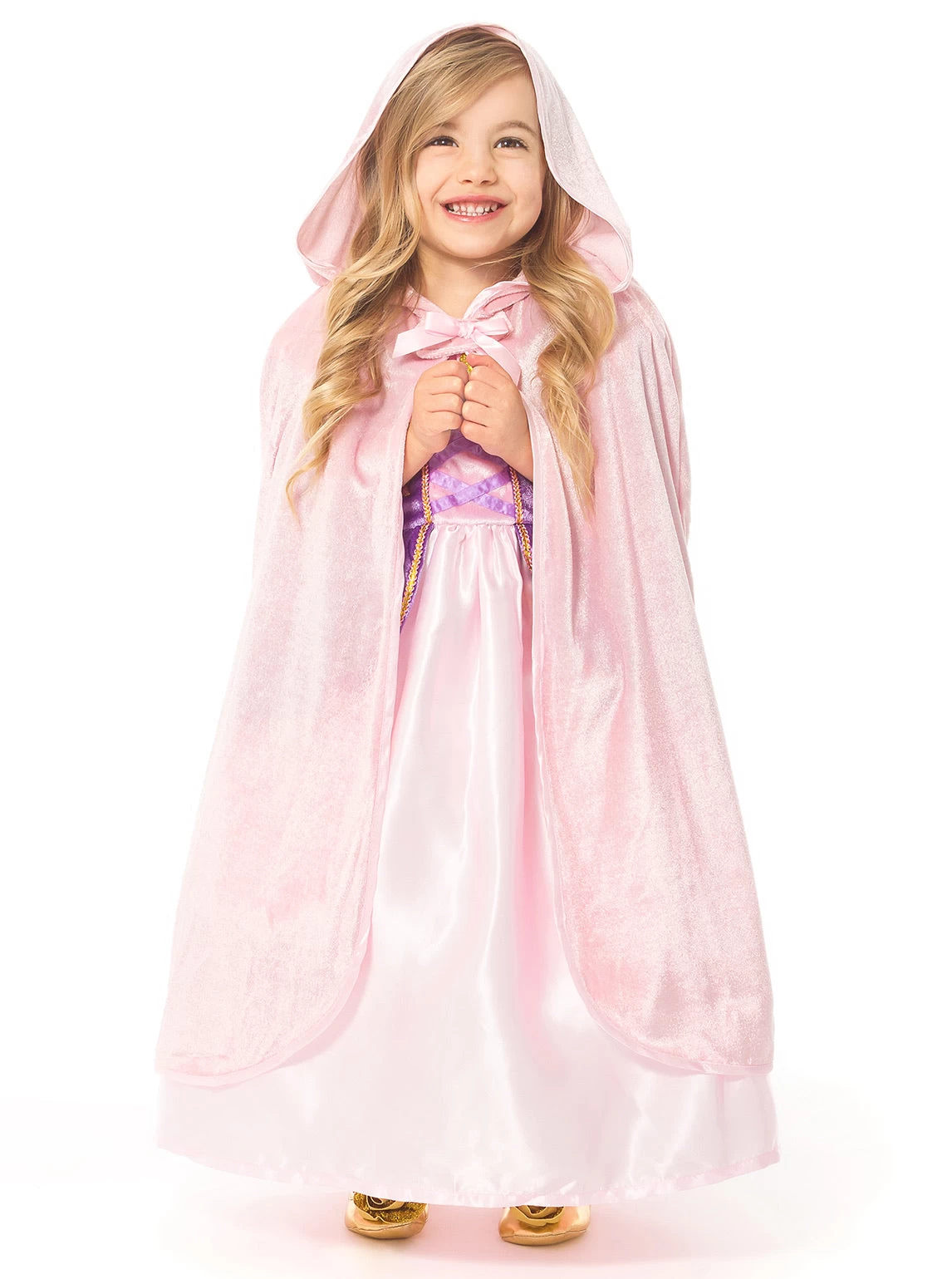 Hooded Cloak Pink (Child) 2 Hooded Cloak Pink (Child)