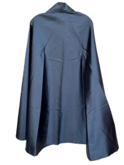45" Black Satin Cape