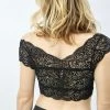 Lace Cap Sleeve Crop Top (Adult) -Cosplay Clothing Store jess5390