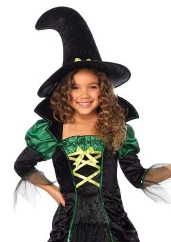 LEG AVENUE Green Storybook Witch (Child)