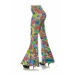 70s Flower Bell Bottoms (Adult)
