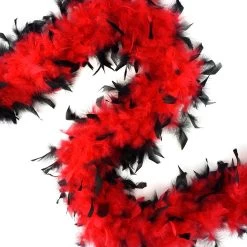 Chandelle Boa (Multi Color) -Cosplay Clothing Store zuckerred black tipped chandelle feather boa 5 SF40 2 R BL ALT3